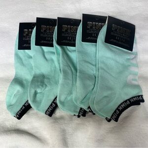 PINK Victoria's Secret Green Casual Ankle Socks
